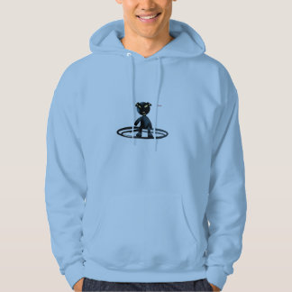 Blauwe hoodie /kat