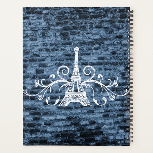 Blauwe hoogspanner voor Eiffel Planner (Achterkant)