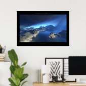 blauwe hoop poster (Thuiskantoor)