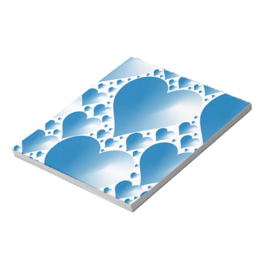 BLAUWE HOORZITTEN NOTITIEBLOK (Linkerzijde)