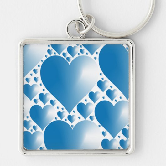 BLAUWE HOORZITTEN SLEUTELHANGER (Voorkant)