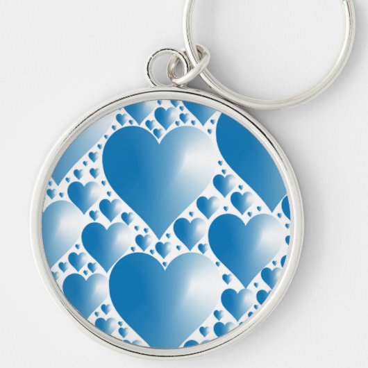 BLAUWE HOORZITTEN SLEUTELHANGER (Voorkant)