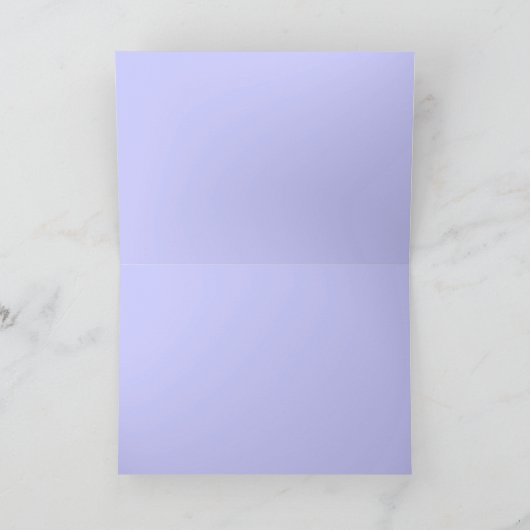 BLAUWE HORDEA & LIBELLE Dankkaart Bedankkaart (Binnen)