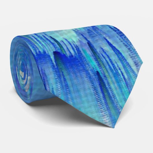 Blauwe horizon, mooi Stropdas (Opgerold)