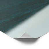 Blauwe Horizon Poster (Hoek)