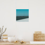 Blauwe Horizon Poster (Keuken)