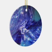 Blauwe horizons keramisch ornament (Rechts)