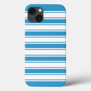 Blauwe horizontale streep Case-Mate iPhone case