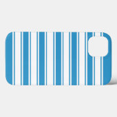 Blauwe horizontale streep Case-Mate iPhone case (Achterkant (horizontaal))