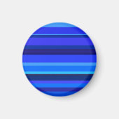 Blauwe horizontale strepen magneet (Voorkant)