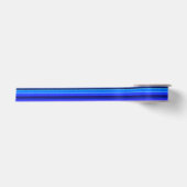Blauwe horizontale strepen satijnen lint (Voorkant)