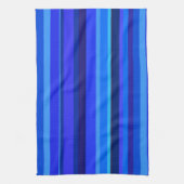 Blauwe horizontale strepen theedoek (Verticaal)