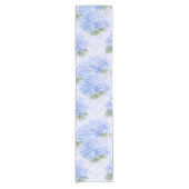 Blauwe Hortensia Aquarel Kust Tafelloper (Voorkant)