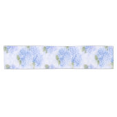 Blauwe Hortensia Aquarel Kust Tafelloper (Horizontaal)
