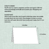 Blauwe Hortensia Aquarel Vouwbare Plaatskaart Kaart