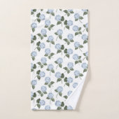 Blauwe Hortensia Bloei Bad Handdoek (Handdoek)