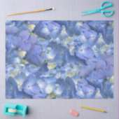 Blauwe hortensia bloeit tissuepapier (Craft)