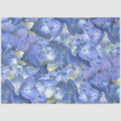 Blauwe hortensia bloeit tissuepapier (Voorkant)