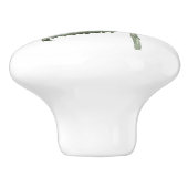 Blauwe hortensia bloem bloei keramische knop (Zijkant)