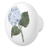 Blauwe hortensia bloem bloei keramische knop (Rechts)