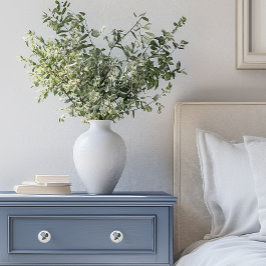 Blauwe hortensia bloem bloei keramische knop