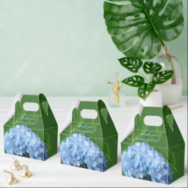 Blauwe Hortensia Bloem Bruiloft Feest Dank Je Bedankdoosjes