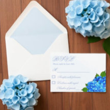 Blauwe Hortensia Bloem Bruiloft