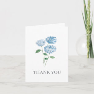 Blauwe Hortensia Bloem Schilderen Bedankt