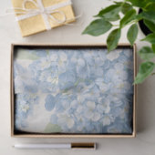 Blauwe Hortensia Bloem Tissuepapier (Geschenk)