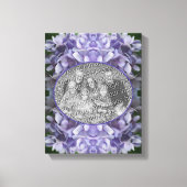 Blauwe Hortensia Bloemblaadjes Maak Je Eigen Foto Canvas Afdruk (Voorkant)