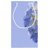 Blauwe Hortensia Bloemen Geschenk Aangepaste Beric Klein Cadeauzakje (Achterkant)
