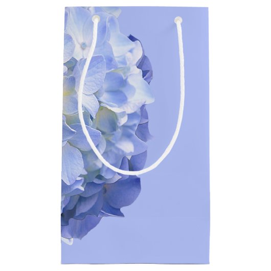 Blauwe Hortensia Bloemen Geschenk Aangepaste Beric Klein Cadeauzakje (Voorkant)