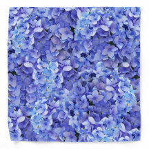 Blauwe Hortensia Bloemen Hondenbandana