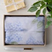 Blauwe Hortensia Bloemen Tissuepapier (Geschenk)