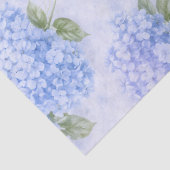 Blauwe Hortensia Bloemen Tissuepapier (Detail)