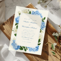 Blauwe Hortensia Bloemen & Witte Rozen Tuin Bruilo