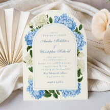 Blauwe Hortensia Bloemen & Witte Rozen Tuin Bruilo
