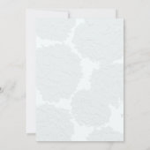 Blauwe Hortensia Bloemige Verjaardag Kaart (Achterkant)