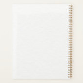 Blauwe Hortensia & Blush Bloemstuk Persoonlijk Planner (Achterkant)