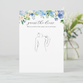 Blauwe Hortensia Bruidsdouche Raad Het Bruidsjurk  Kaart