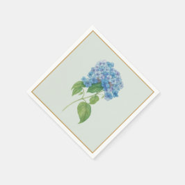 Blauwe Hortensia Cocktailservetten — Kustdecoratie Servet