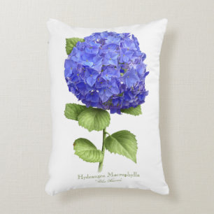 Blauwe Hortensia Decoratief Kussen