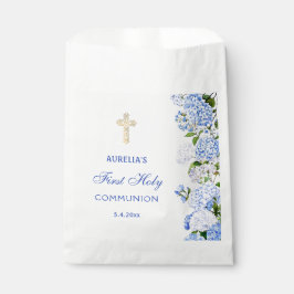 Blauwe Hortensia Eerste Communie Bedankzakje
