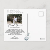 Blauwe Hortensia | Foto Dank Je Briefkaart (Achterkant)