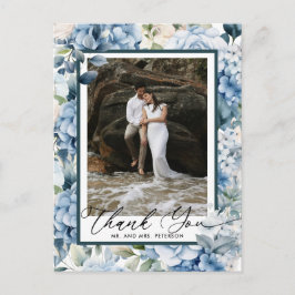 Blauwe Hortensia | Foto Dank Je Briefkaart