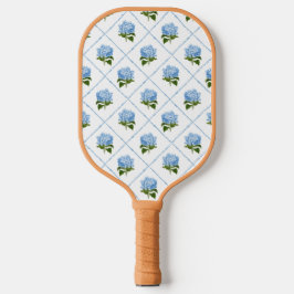 Blauwe hortensia grandmillennial pickleball paddle