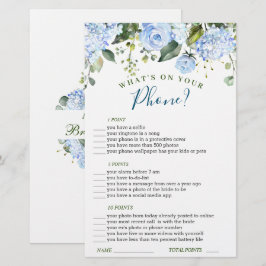Blauwe Hortensia Groene Bruiloft Feest Spel