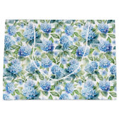 Blauwe Hortensia Groot Cadeauzakje (Voorkant)