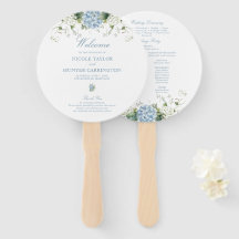 Blauwe Hortensia Huwelijksceremonieprogramma