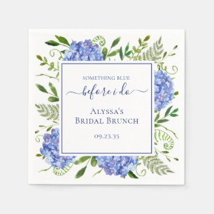 Blauwe Hortensia Iets Blues Voor Ik Trouw Servet